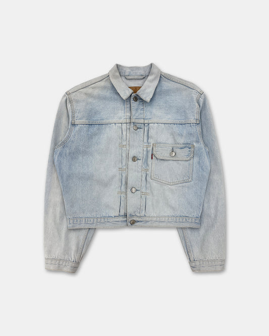 Levis 1980er Type 1 Jeansjacke Hellblau