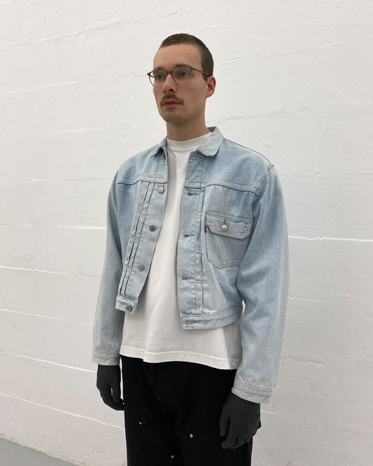Levis 1980er Type 1 Jeansjacke Hellblau