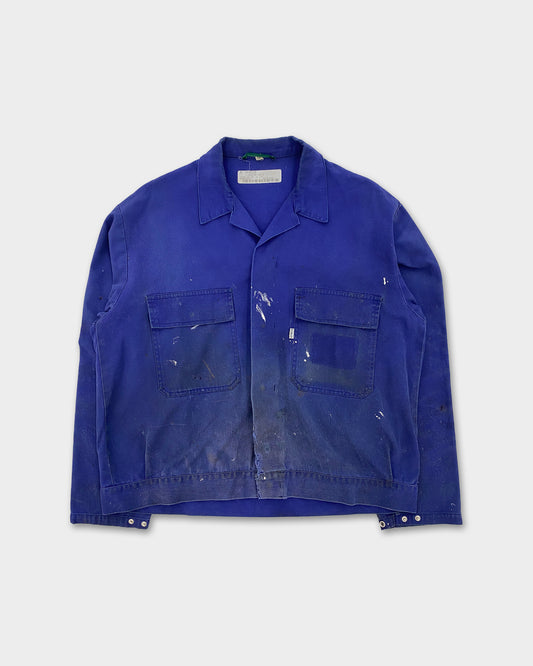 Vintage 1990s 2 Chest Pocket Work Jacket Blue