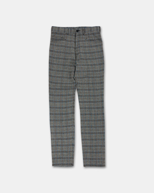 Yohji Yamamoto Pour Homme AW2019 Checkered Wool Pants Grey Blue