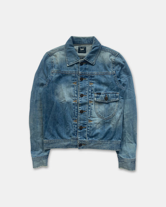 Lee 2010s Type 1 Jeansjacke Hellblau 