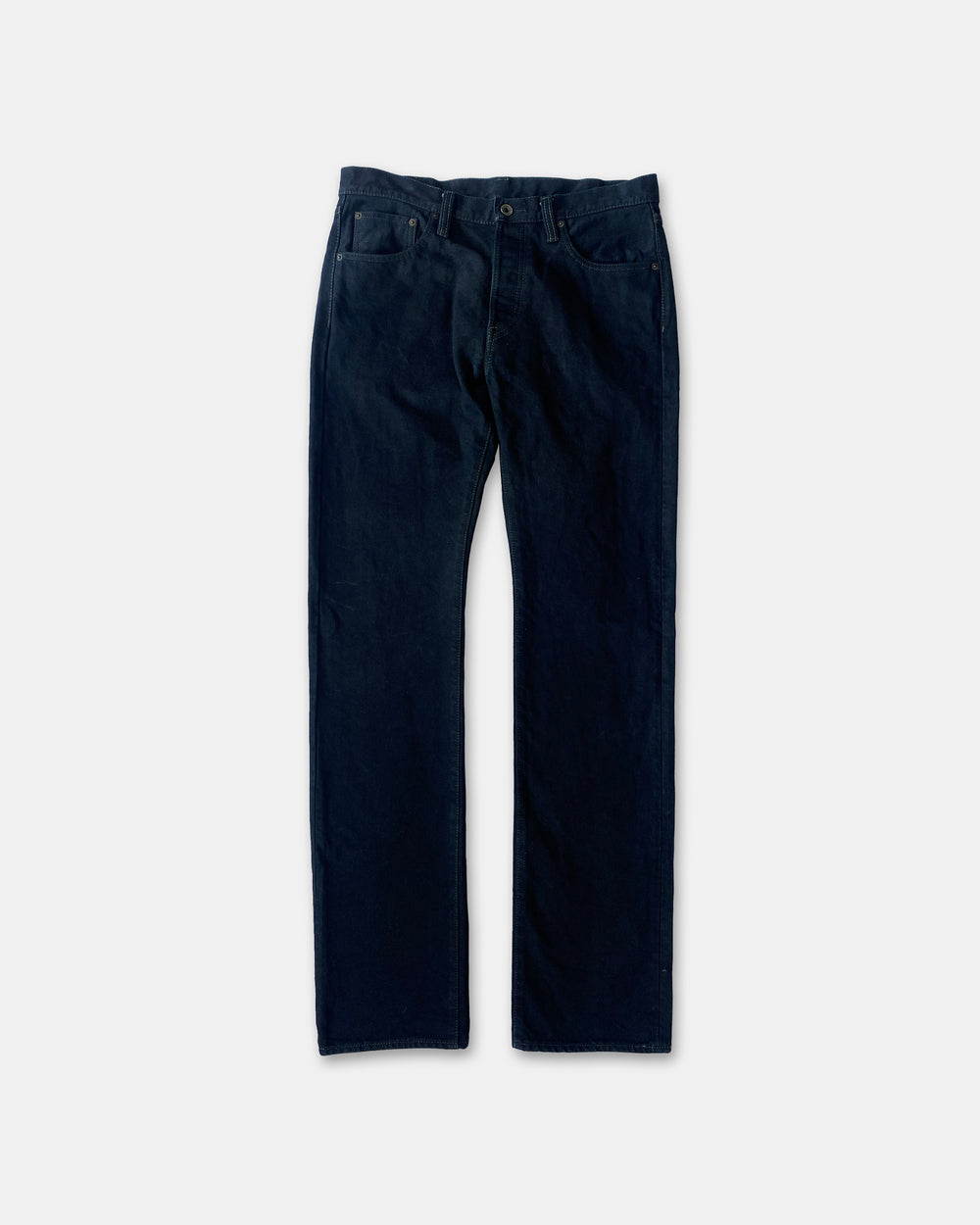 Iron Heart 2000s Schwerer Selvedge-Denim Dunkelblau