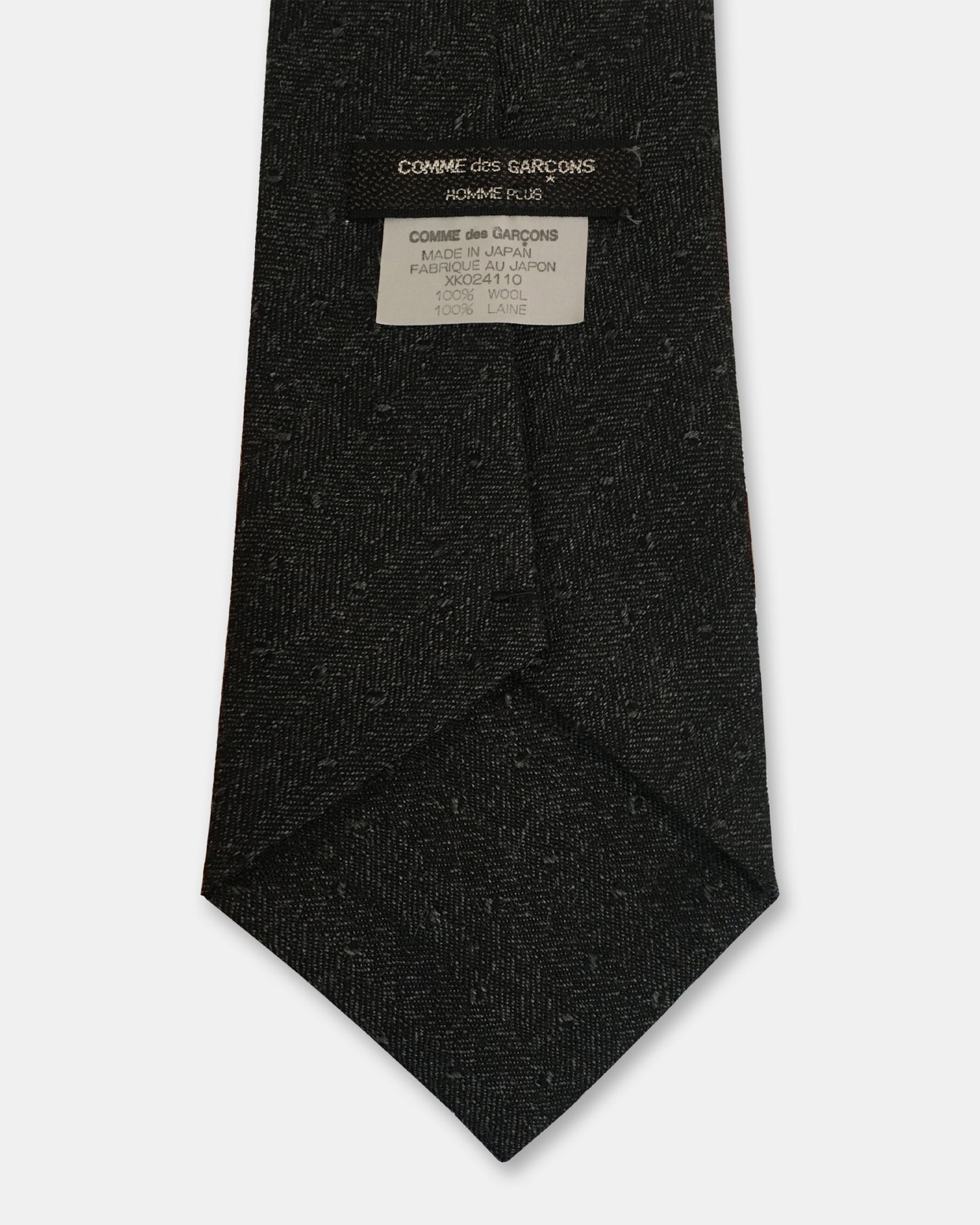 Comme des Garçons 1980s Wool Tie Grey