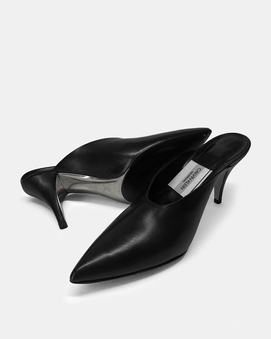 Calvin Klein 205W39NYC by Raf Simons SS2018 Roslynn Pointed Toe Mules Black