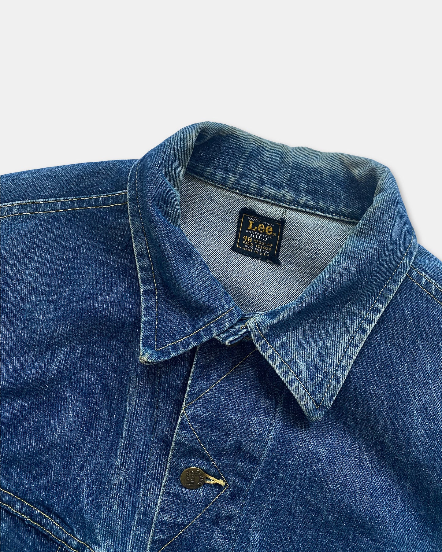 Lee Riders 1950s 101-J 48R Denim Jacket Blue