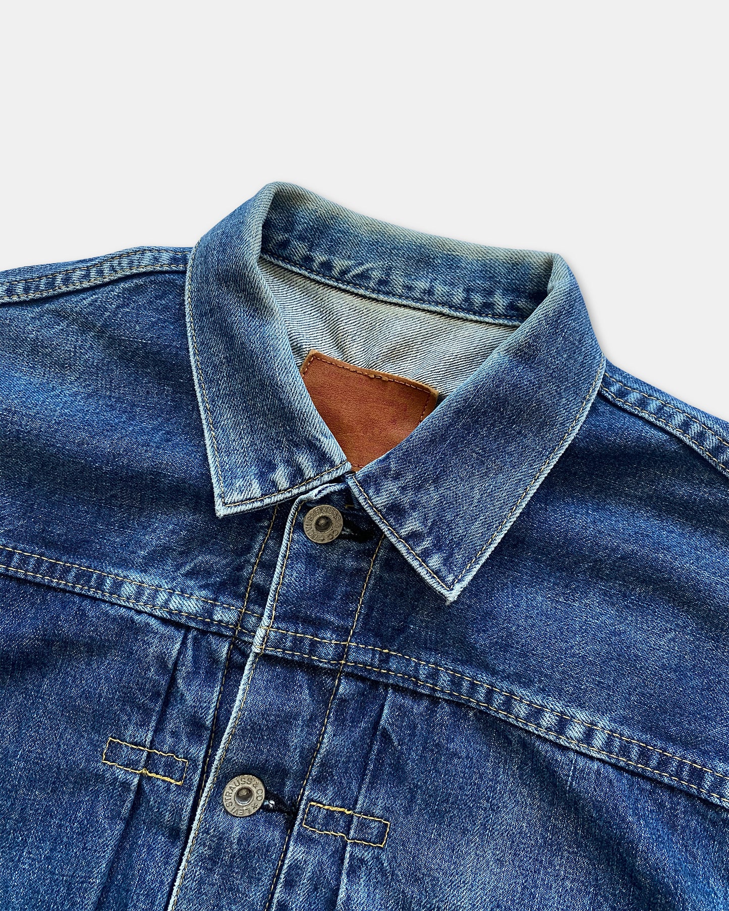 Levis 1996 Type 1 Japan Big E Selvedge Denim Jacket Blue