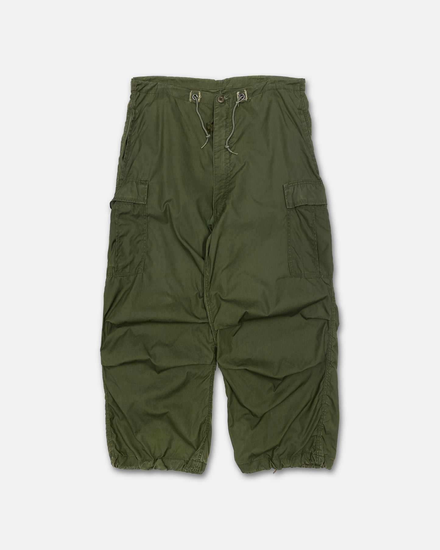 Elternhaus x Maegde u. Knechte 2000s Gucci Outdoor Embroidered Military Cargo Pants Green