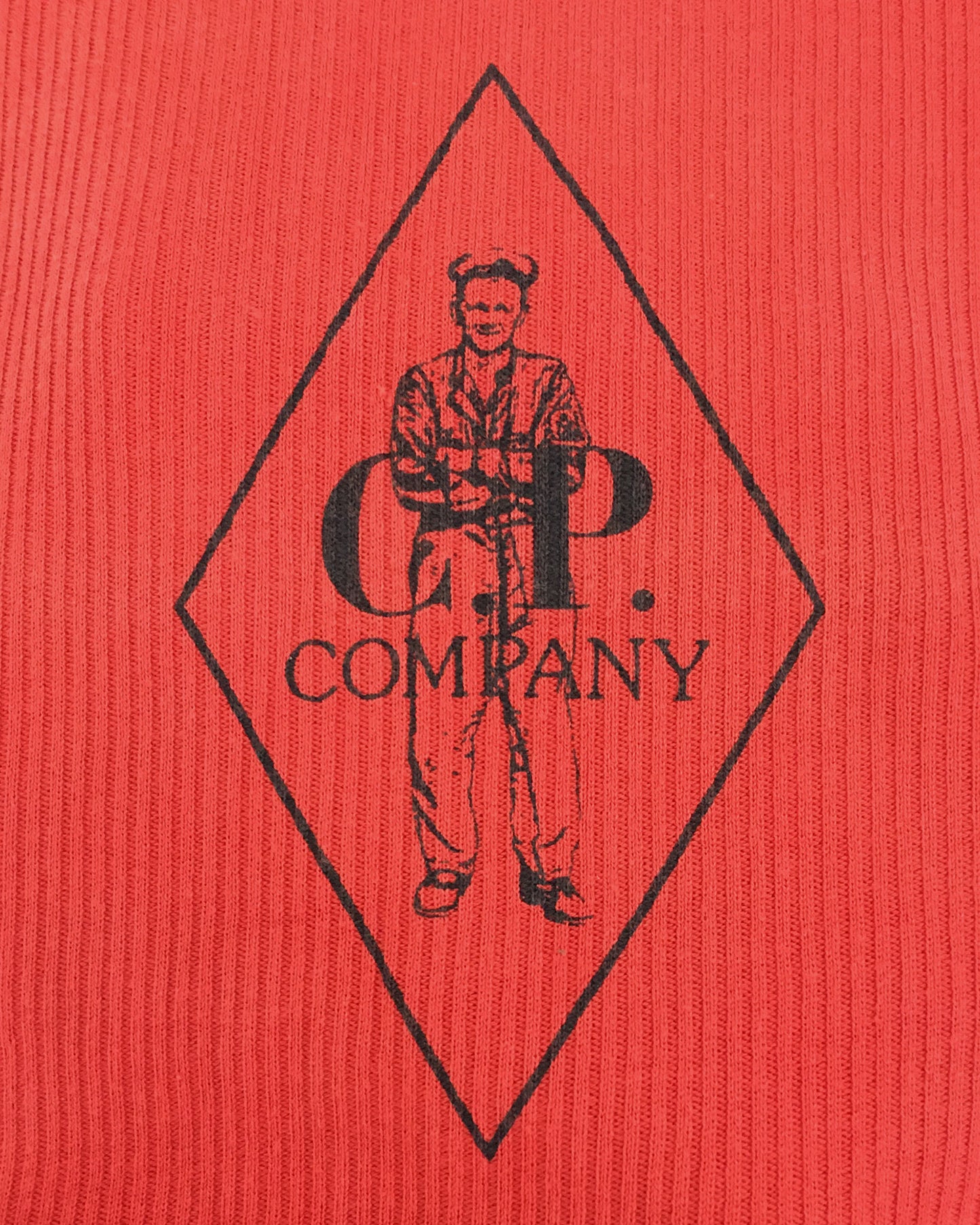 C.P. Company SS1995 Logo Tanktop Red