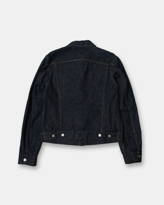 Helmut Lang 1998 Classic Denim Jacket Dark Blue