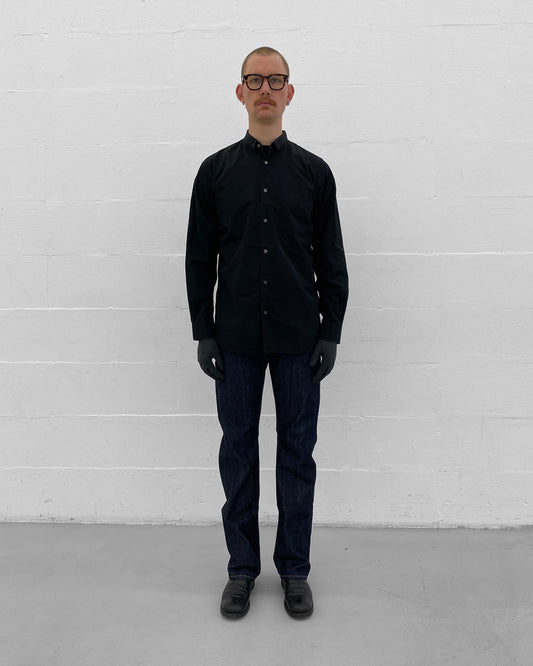 Comme des Garçons Shirt 2000s Small Collar Shirt Black