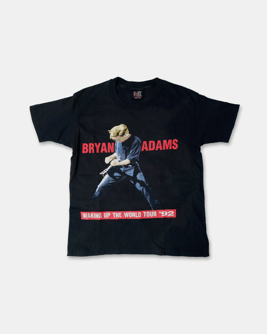 Vintage 1992 Bryan Adams World Tour Band Single Stitch T-Shirt Black