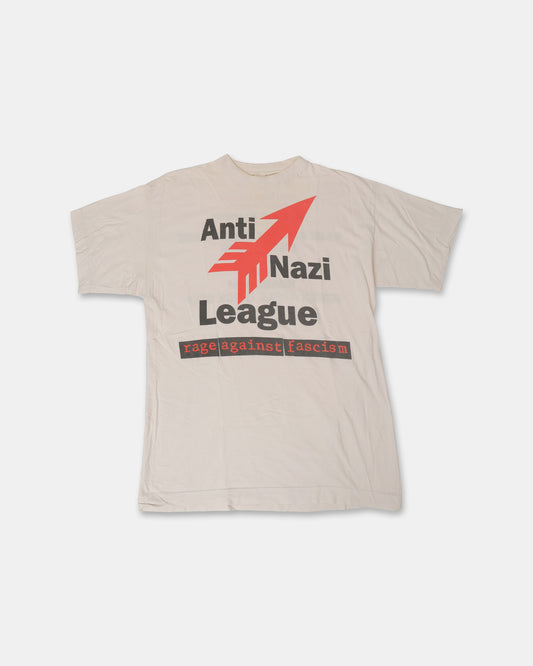 Vintage 1993 Anti Nazi Leauge Benefit Show T-Shirt White