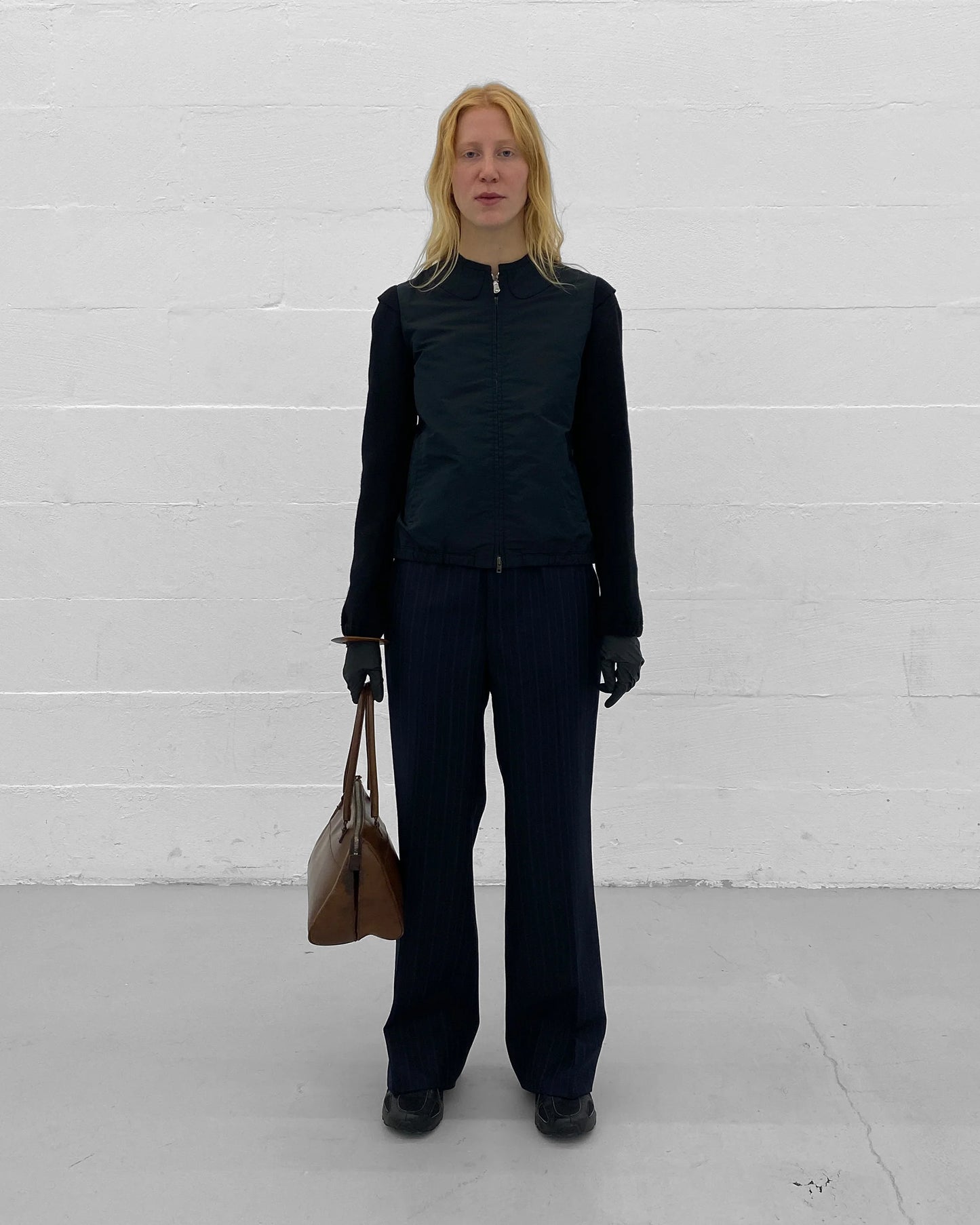 Miu Miu AW2009 Wool Nylon Jacket Black