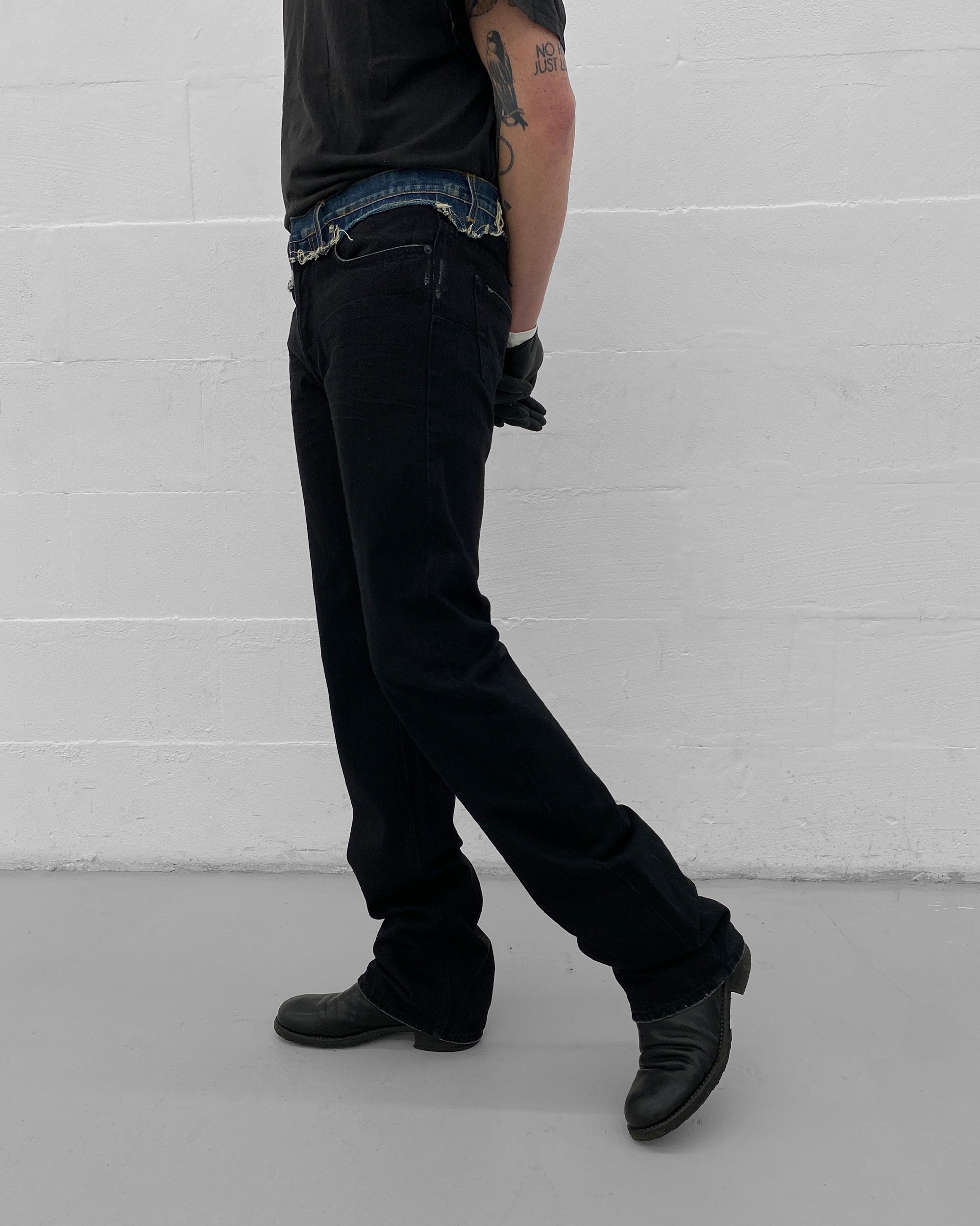 Dior Homme AW2006 Cummerbund Denim Black Blue – Knud Peters