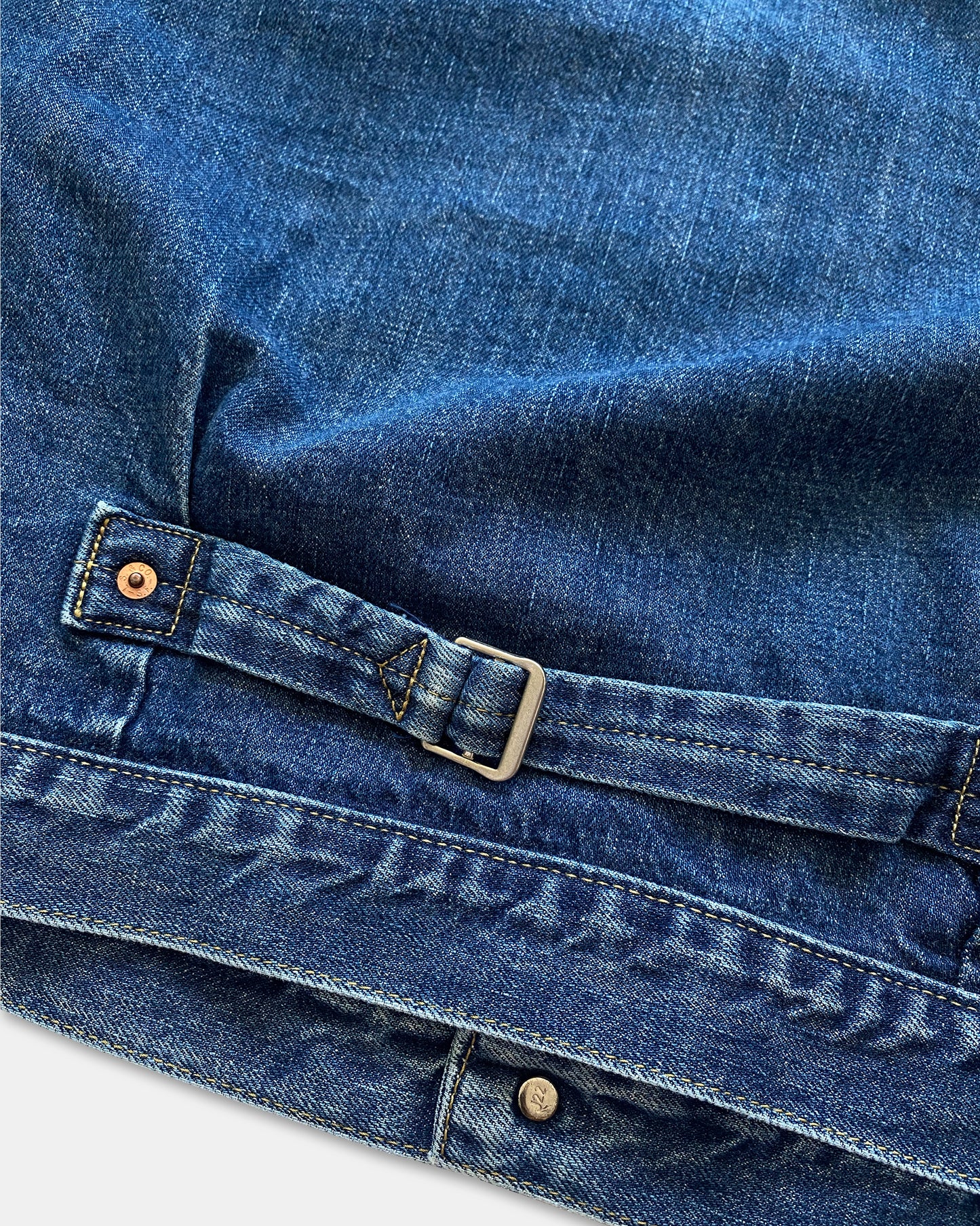 Levis 1996 Type 1 Japan Big E Selvedge Jeansjacke Blau 