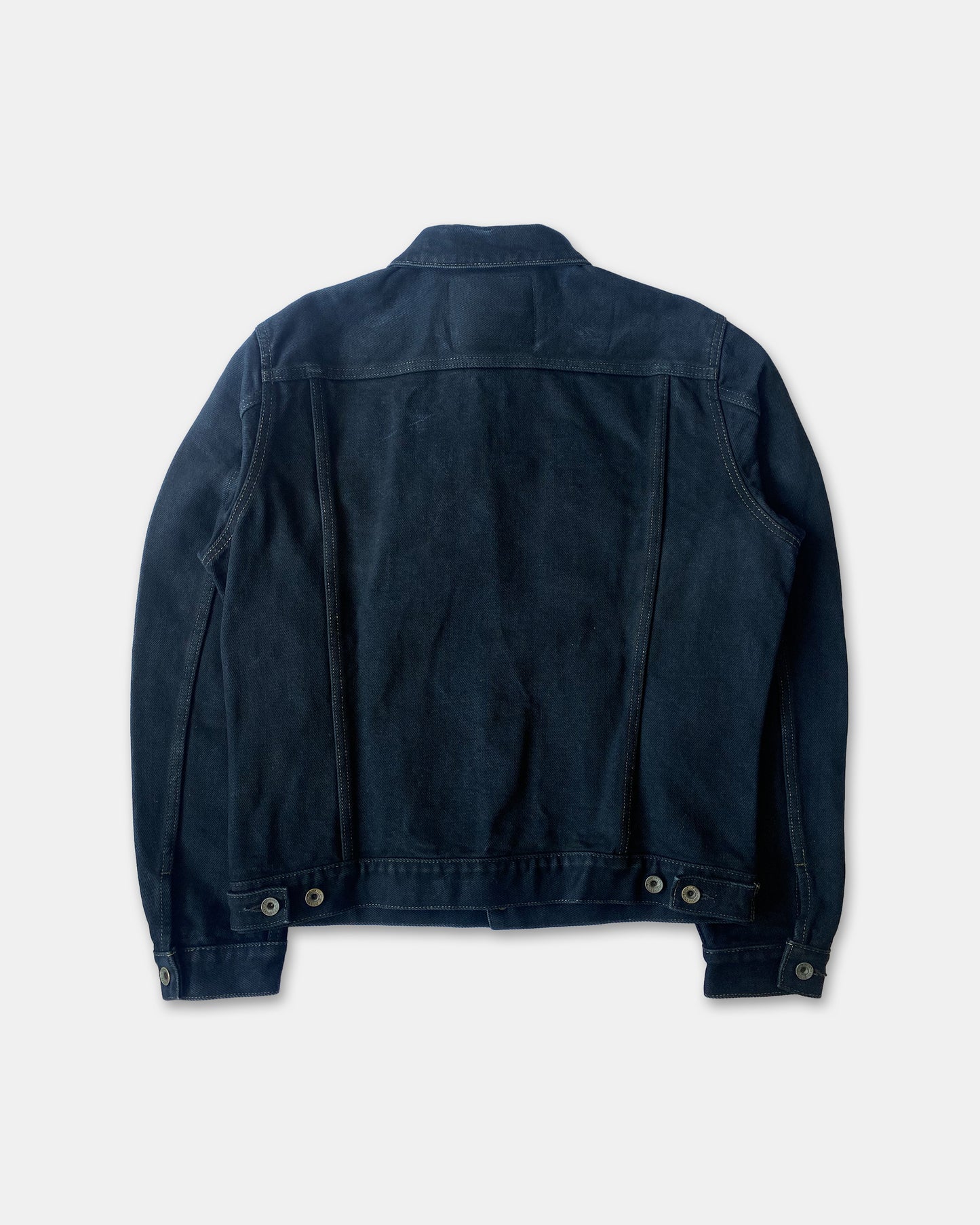 Iron Heart 2000s Type 3 Heavyweight Denim Jacket Dark Blue