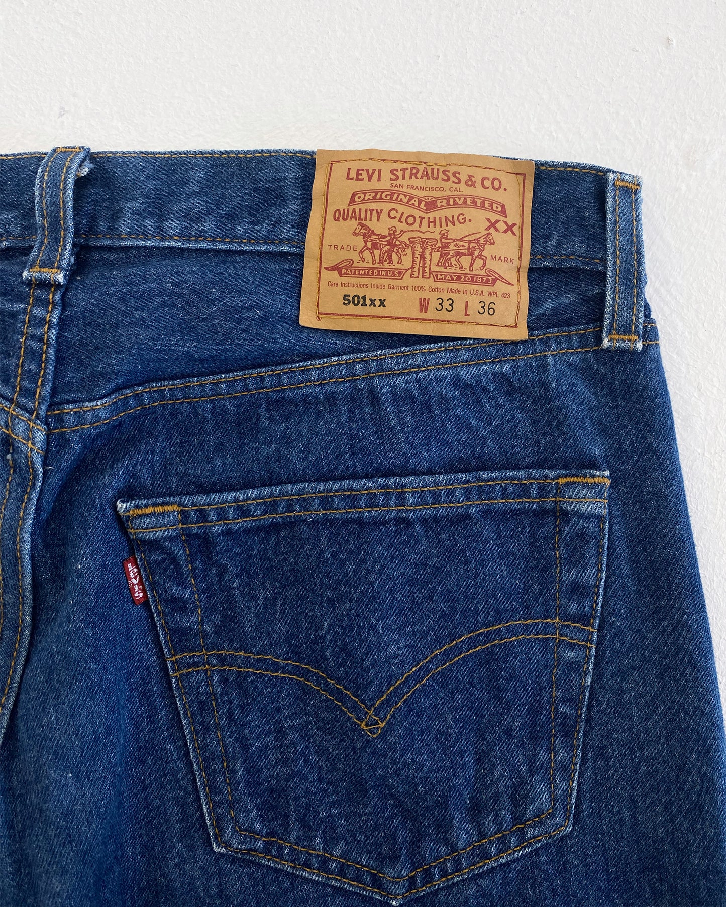 Levis 1999 501xx USA Denim Blau 