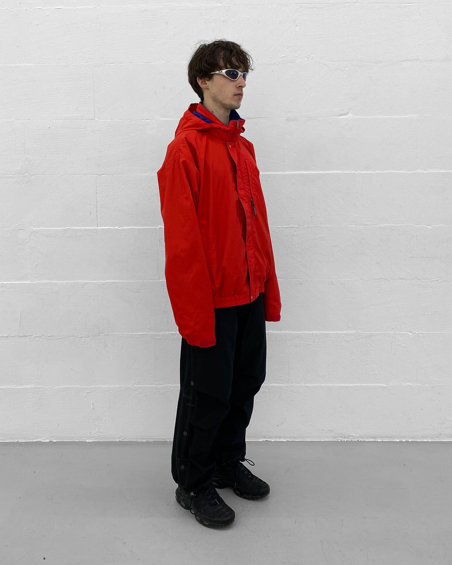 Patagonia SS1993 Made in USA Ripstop Hooded Jacket Red