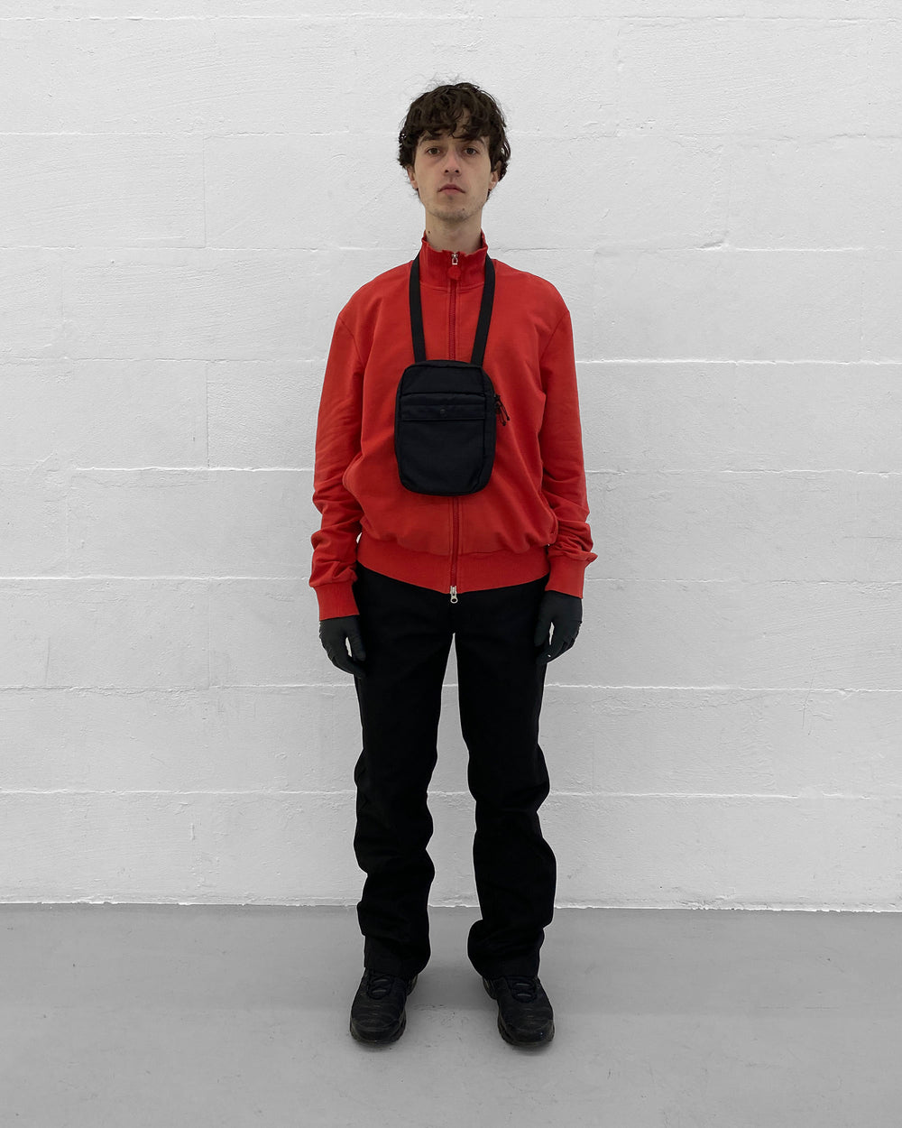 Y-3 2020s Pusher Shoulder Bag Black
