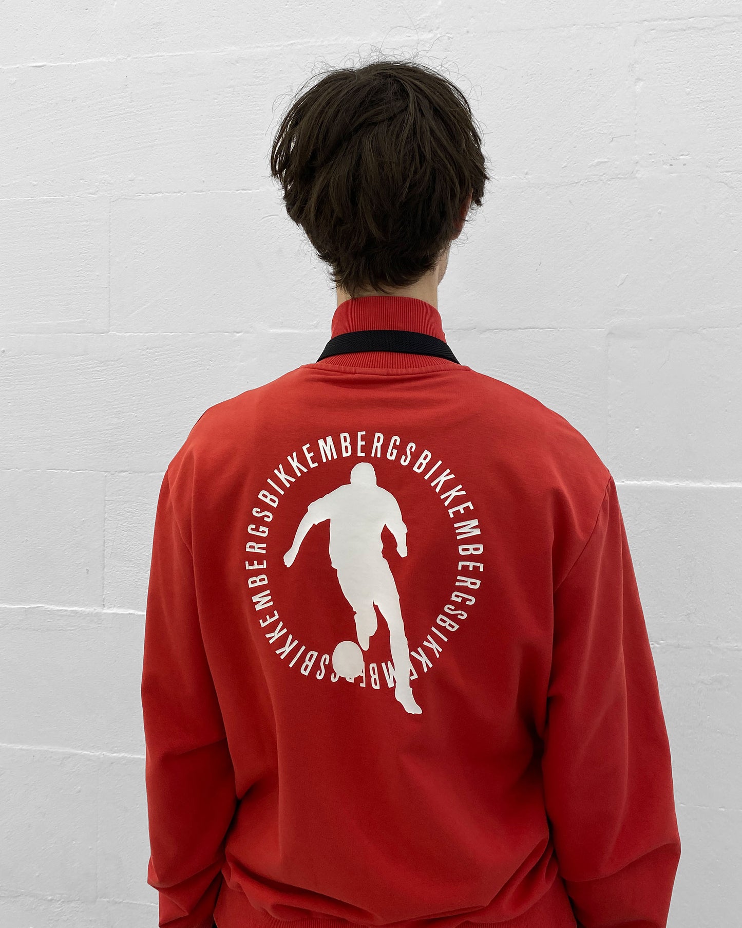 Bikkembergs 2010s Football Zip Track Jacket Red