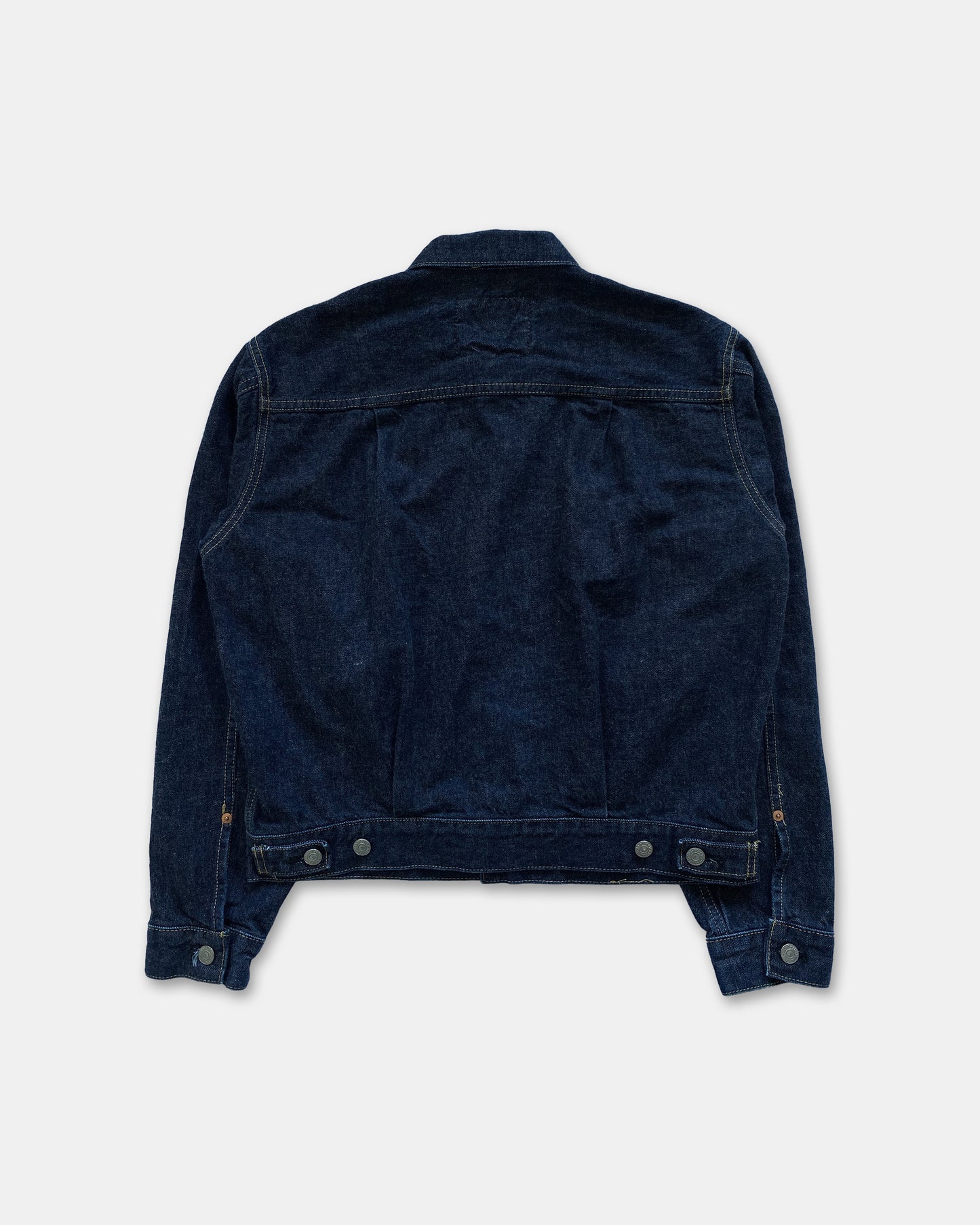 Levis 1997 Type 2 Japan Big E Selvedge Denim Jacket Dark Blue