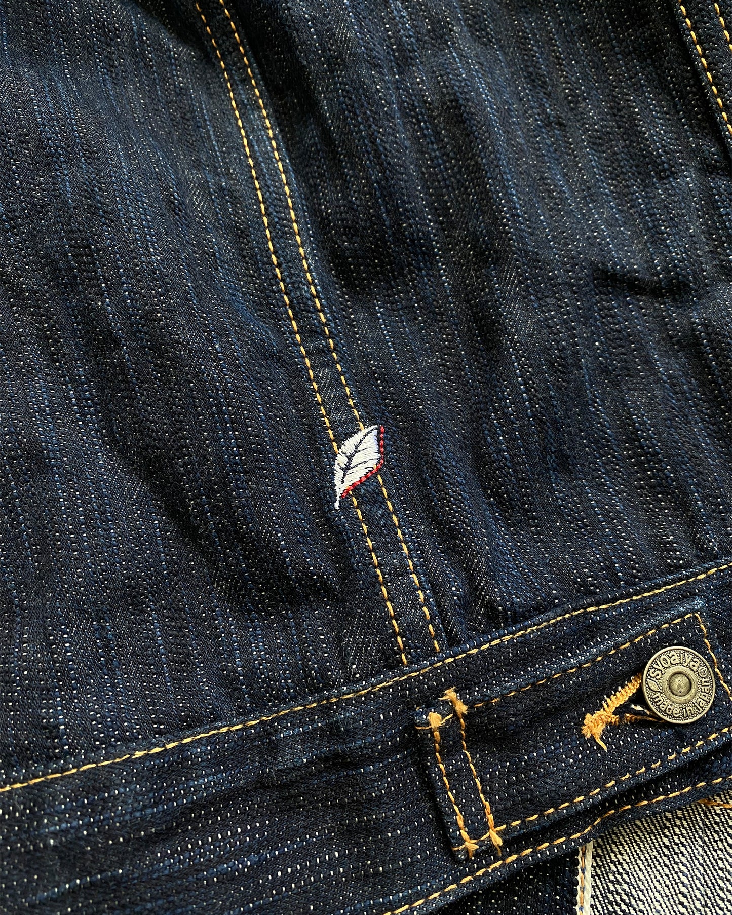 Pure Blue Japan Syoaiya Co. 1990s Type 2 Slub Selvedge Denim Jacket Dark Blue