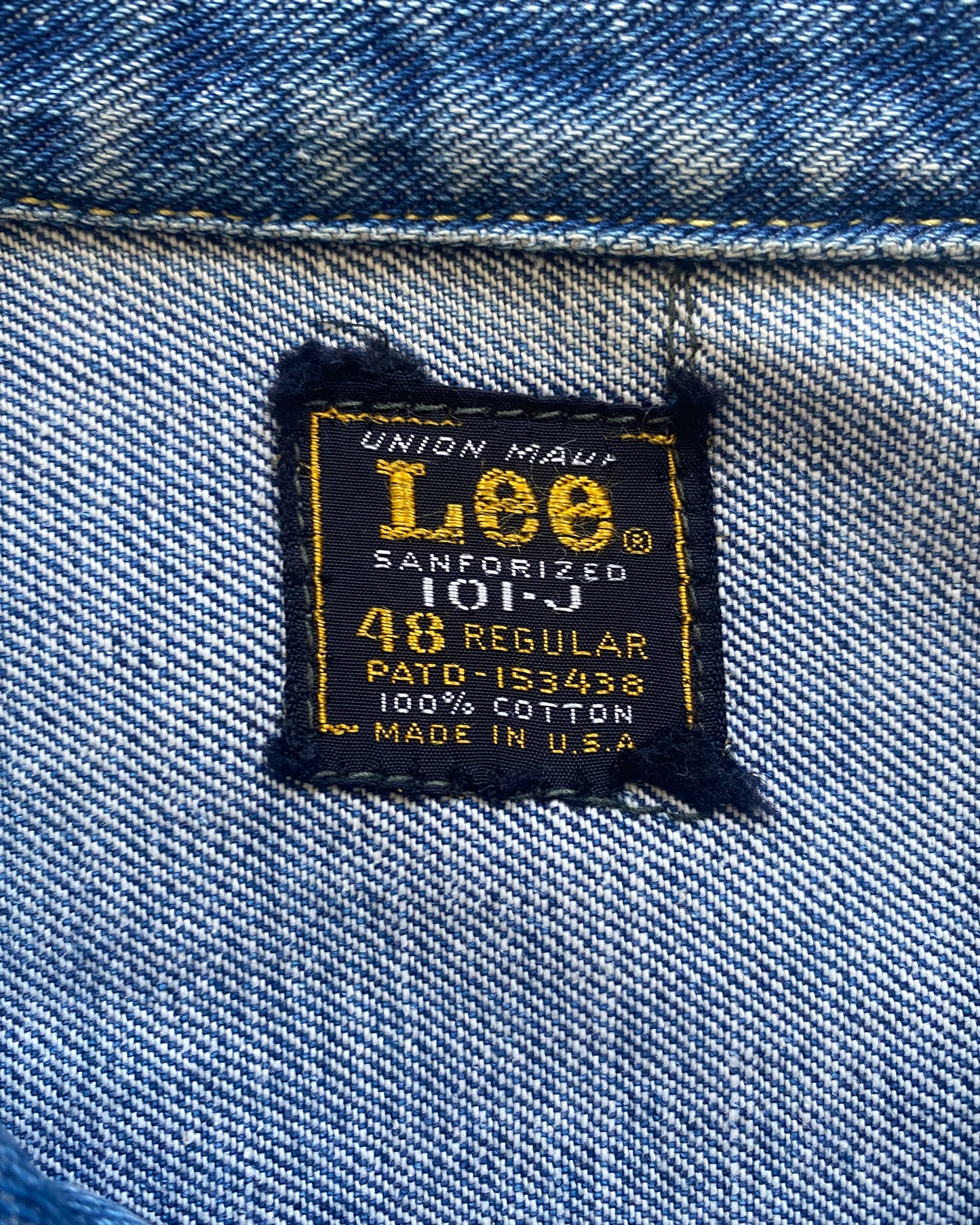 Lee Riders 1960s 101-J 48R Denim Jacket