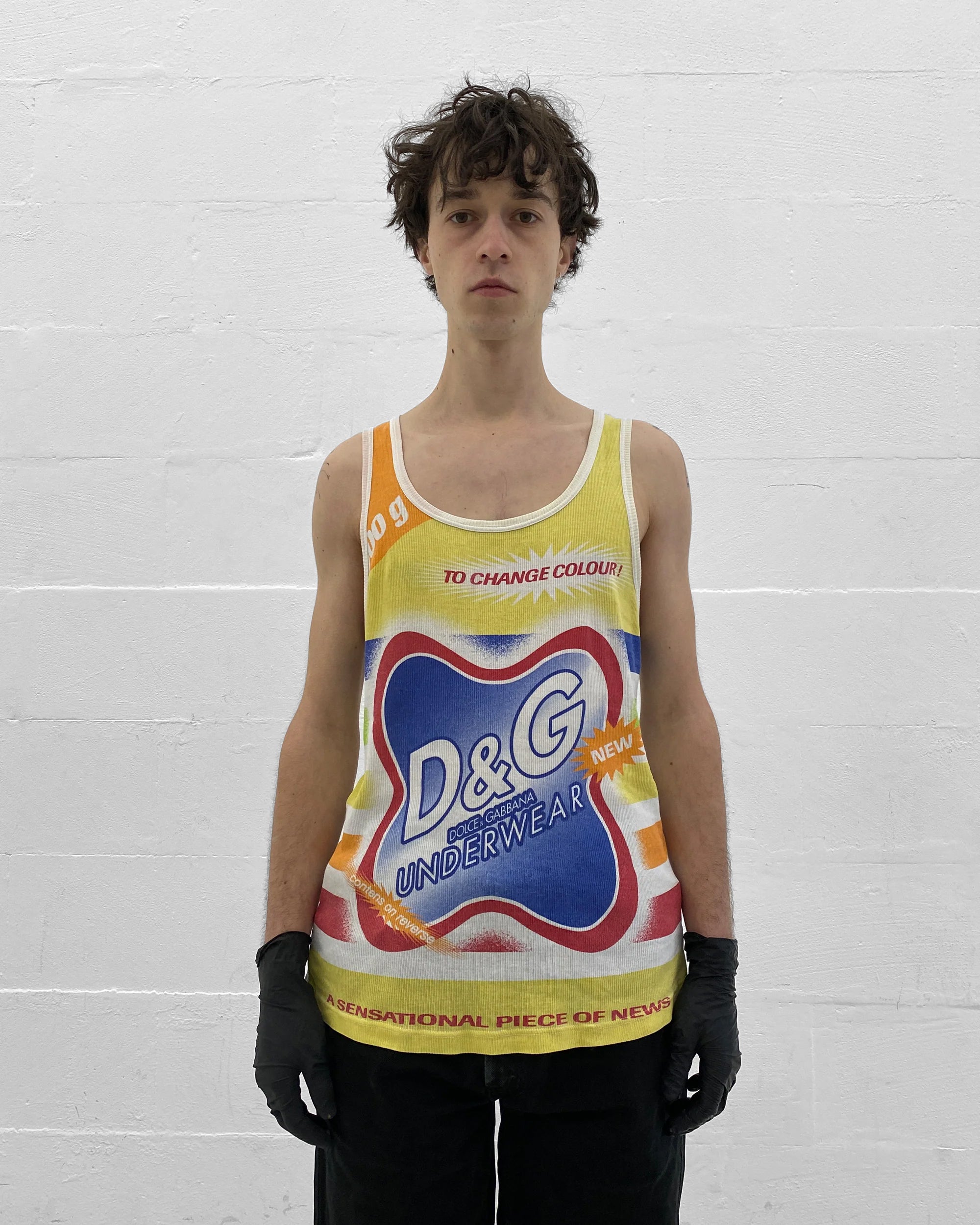 Dolce & Gabbana 2000s Underwear Tanktop Multicolor – Knud Peters