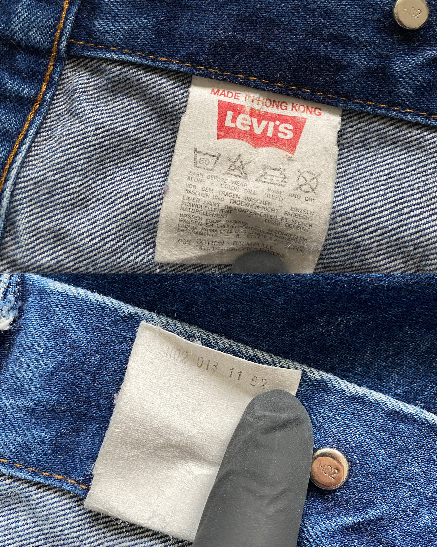 Levis 1982 Type 3 Hong Kong Denim Jacket