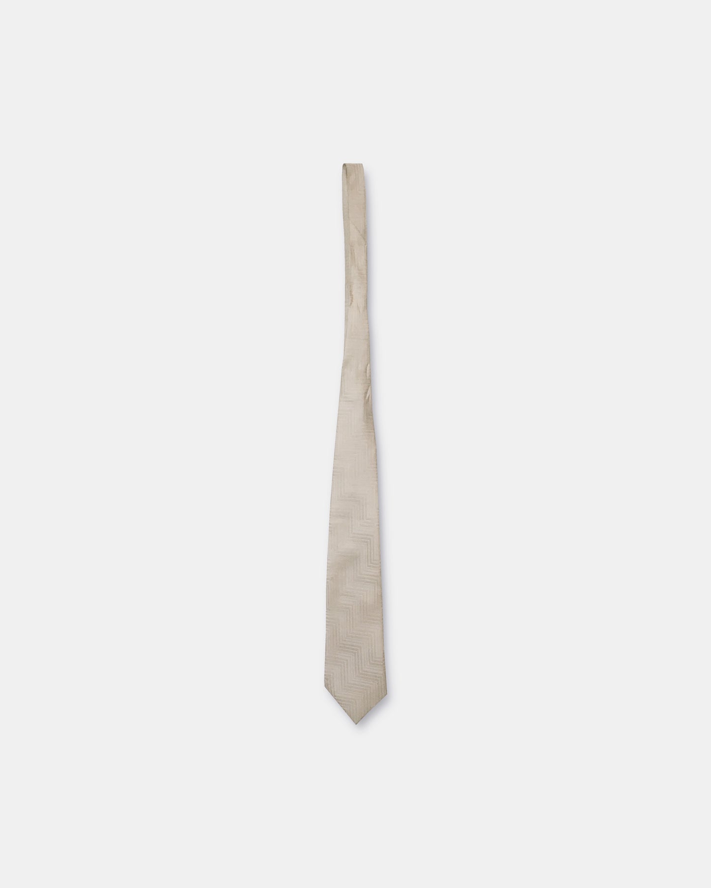 Comme des Garçons 1980s Silk Tie White