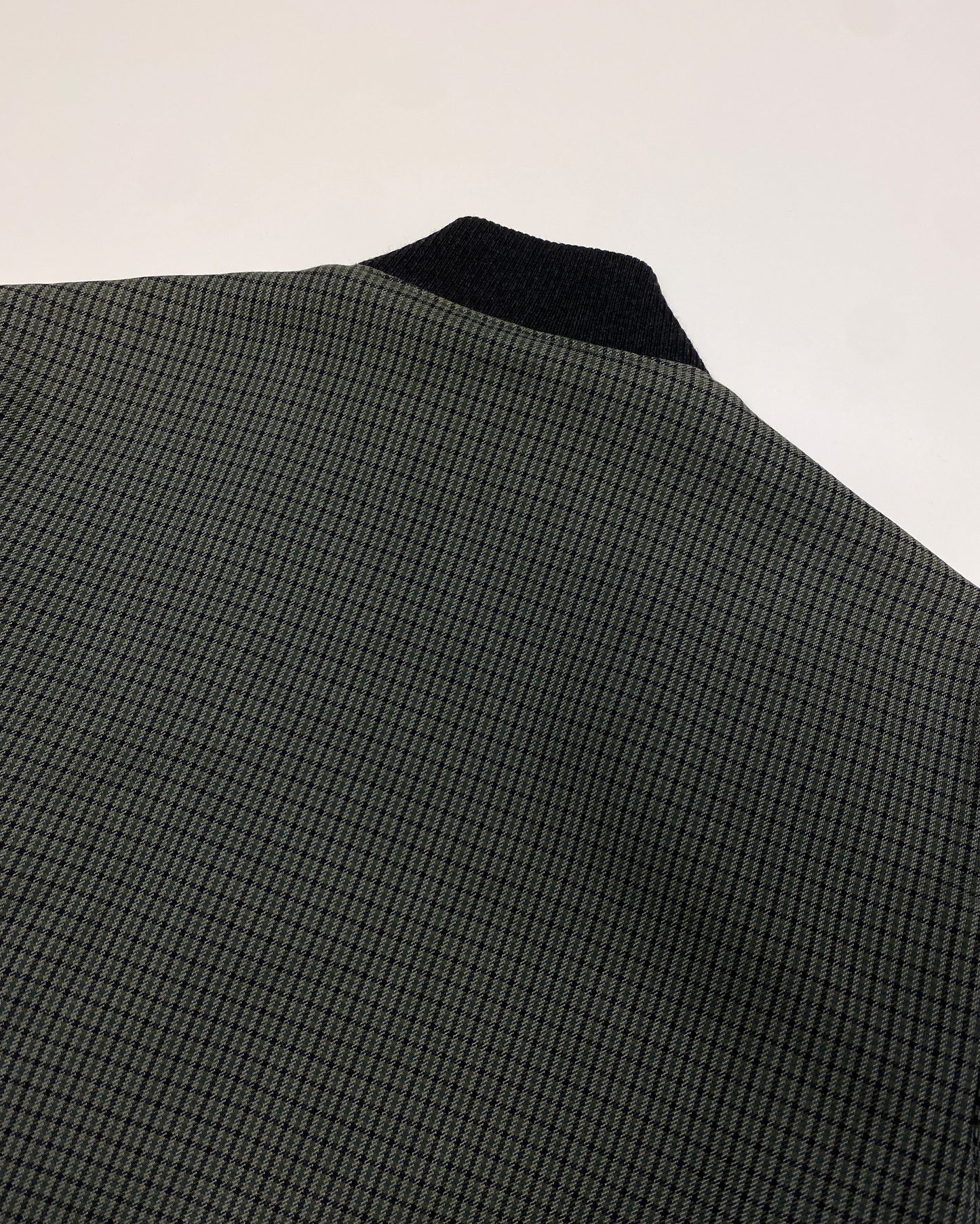 A.P.C. SS2018 Checkered Bomber Jacket Black Green
