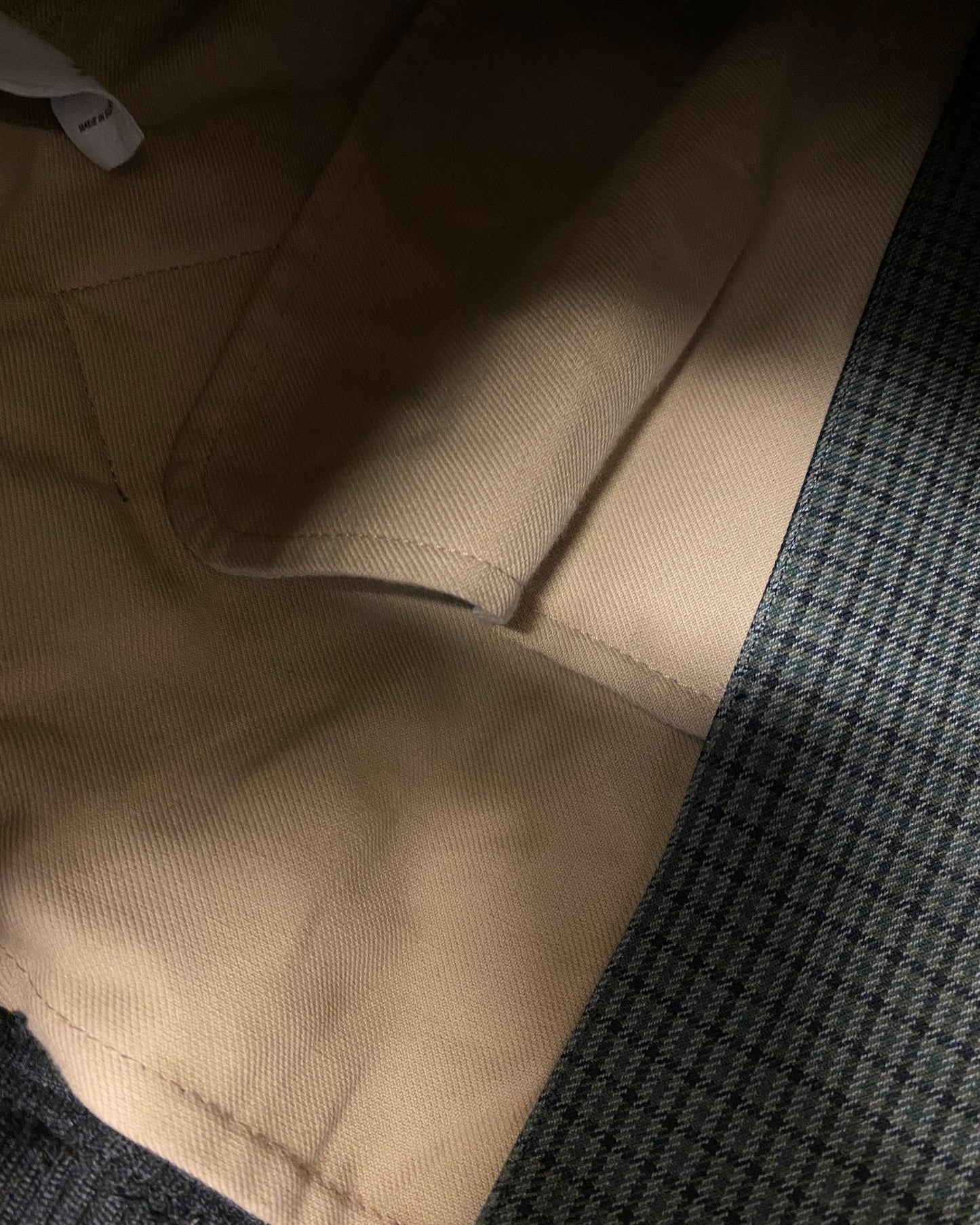 A.P.C. SS2018 Checkered Bomber Jacket Black Green