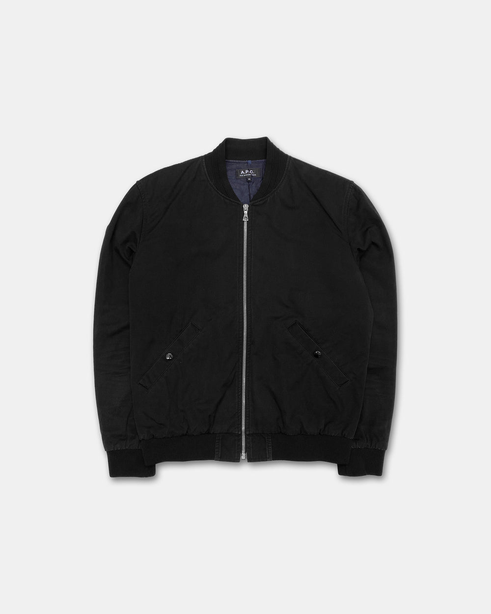 A.P.C. 2010s Cotton Light Bomber Jacket Black
