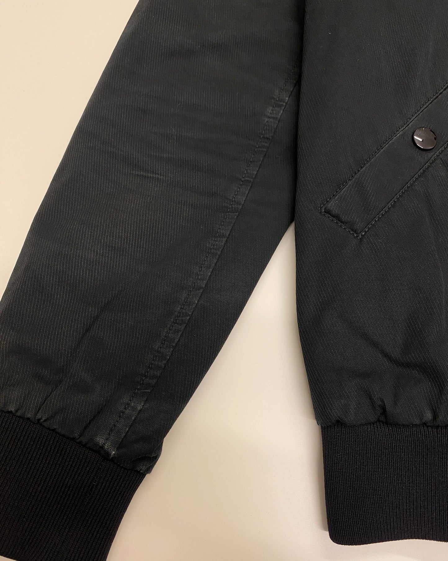 A.P.C. 2010s Cotton Light Bomber Jacket Black