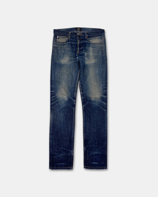A.P.C. 2000s Honeycomb Petit Standard Selvedge Denim Blue