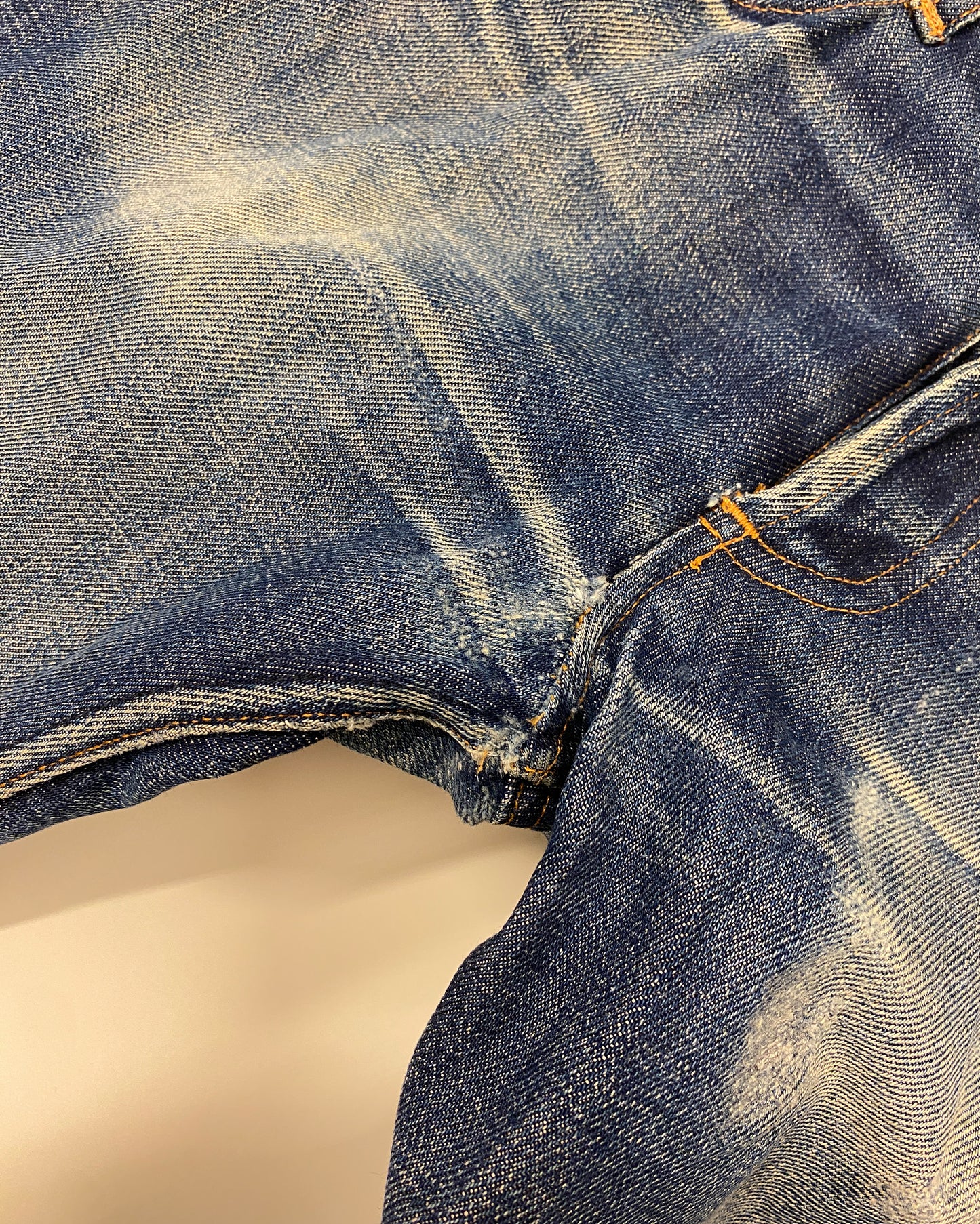 A.P.C. 2000s Honeycomb Petit Standard Selvedge Denim Blue