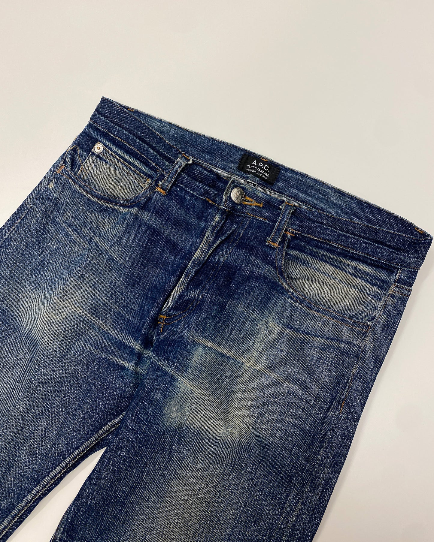 A.P.C. 2000s Honeycomb Petit Standard Selvedge Denim Blue