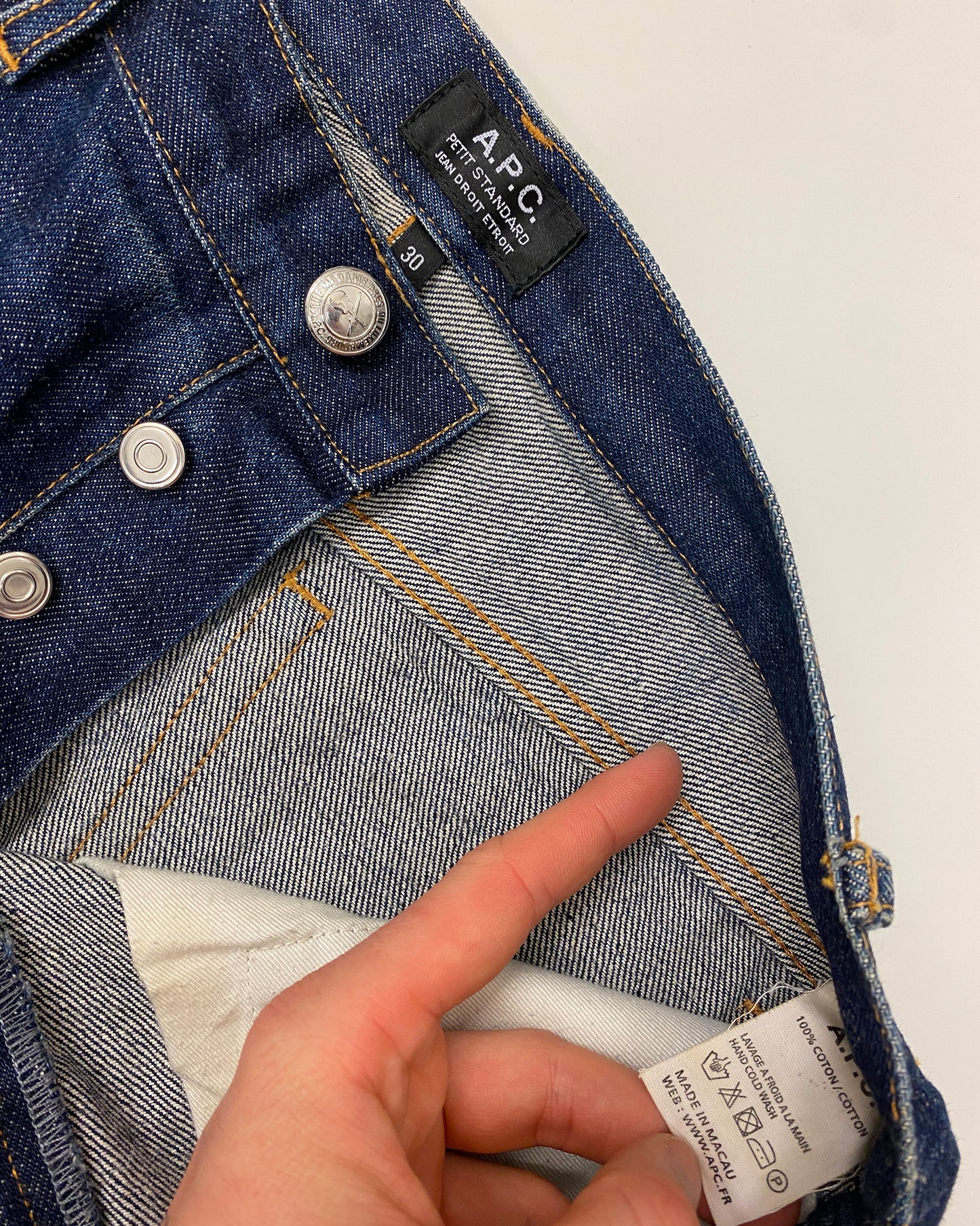 A.P.C. 2000s Petit Standard Denim Dark Blue