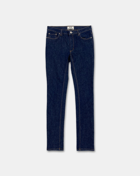 Acne Studios 2020s Flex Skinny Raw Denim Dark Blue