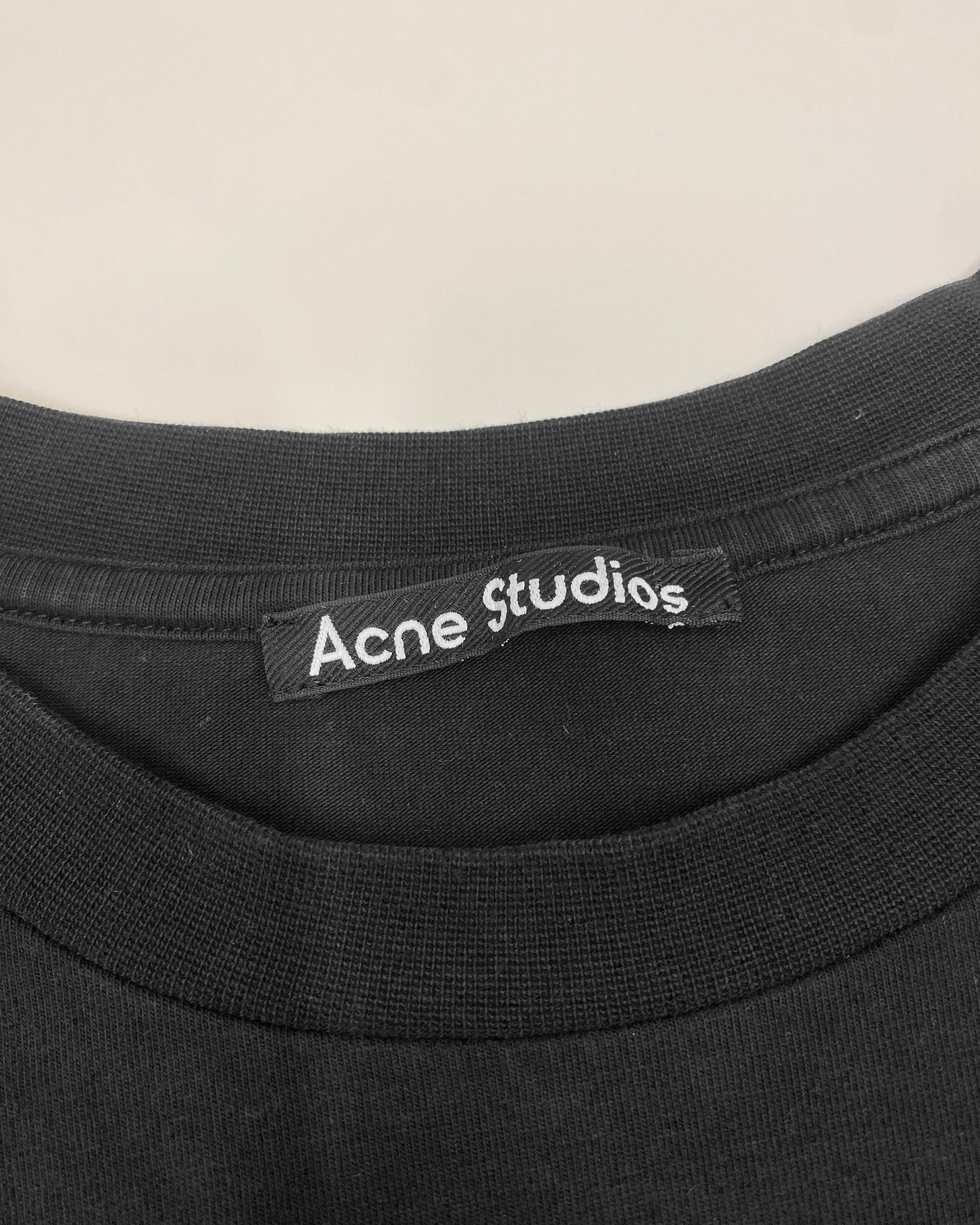 Acne Studios SS2022 Oversized Face Yourself T-Shirt Black