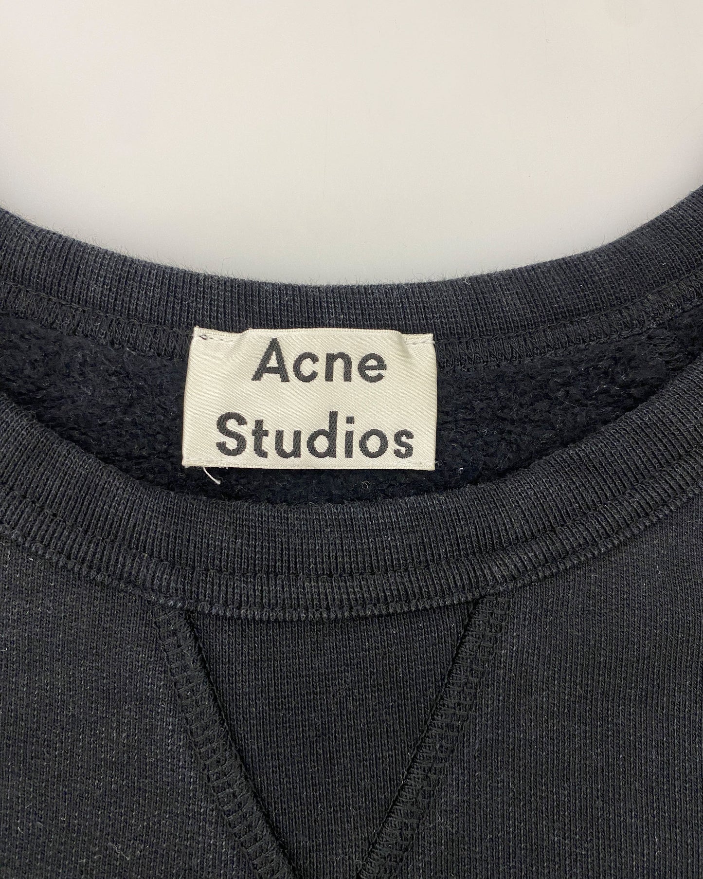 Acne Studios SS2017 Sample Raglan Crewneck Black