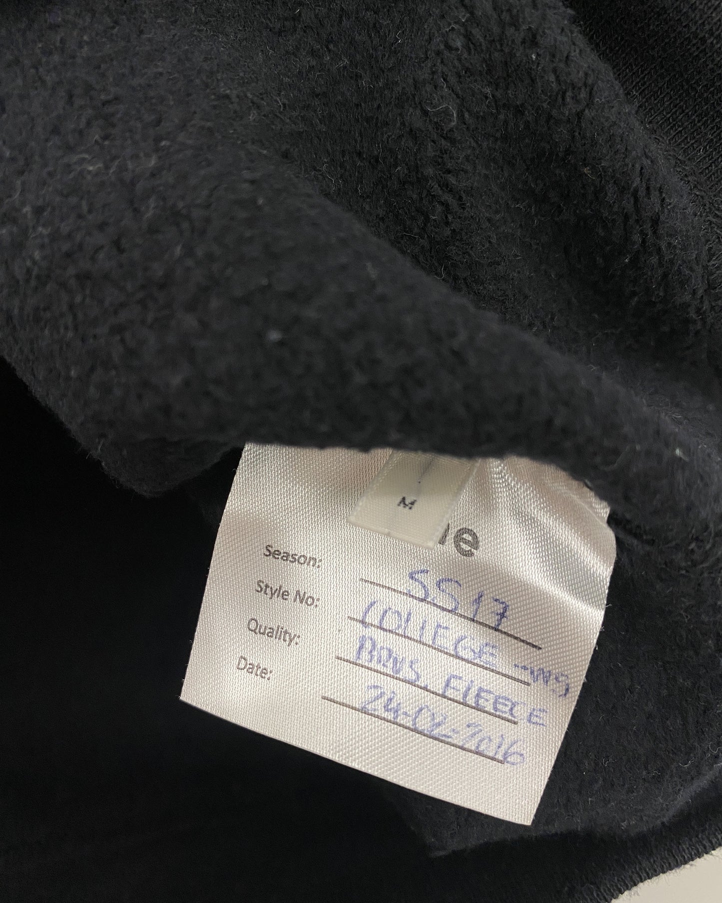 Acne Studios SS2017 Sample Raglan Crewneck Black