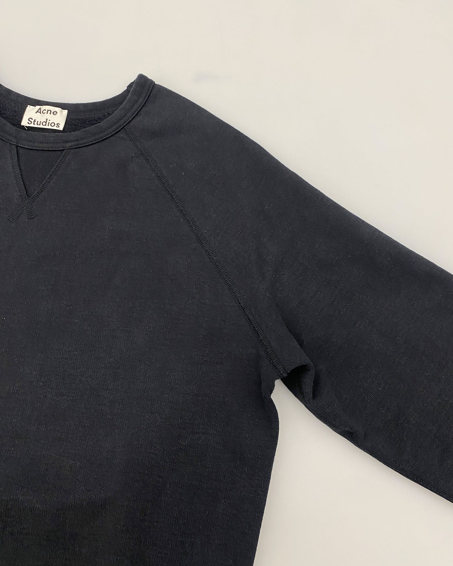 Acne Studios SS2017 Sample Raglan Crewneck Black