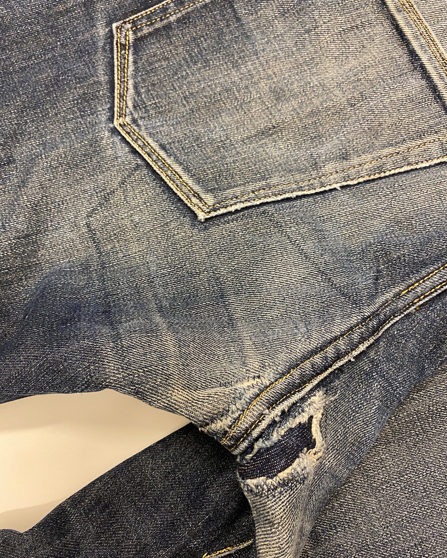 Acne Studios 2010s Honeycomb Denim Blue