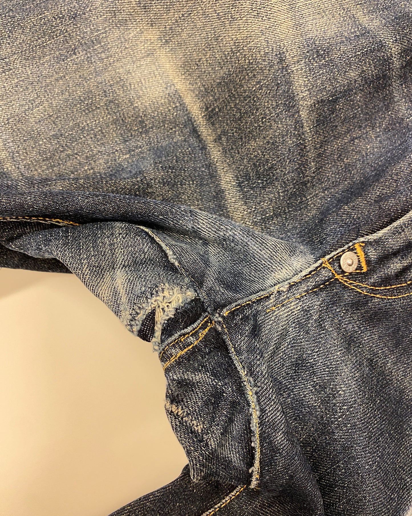 Acne Studios 2010s Honeycomb Denim Blue