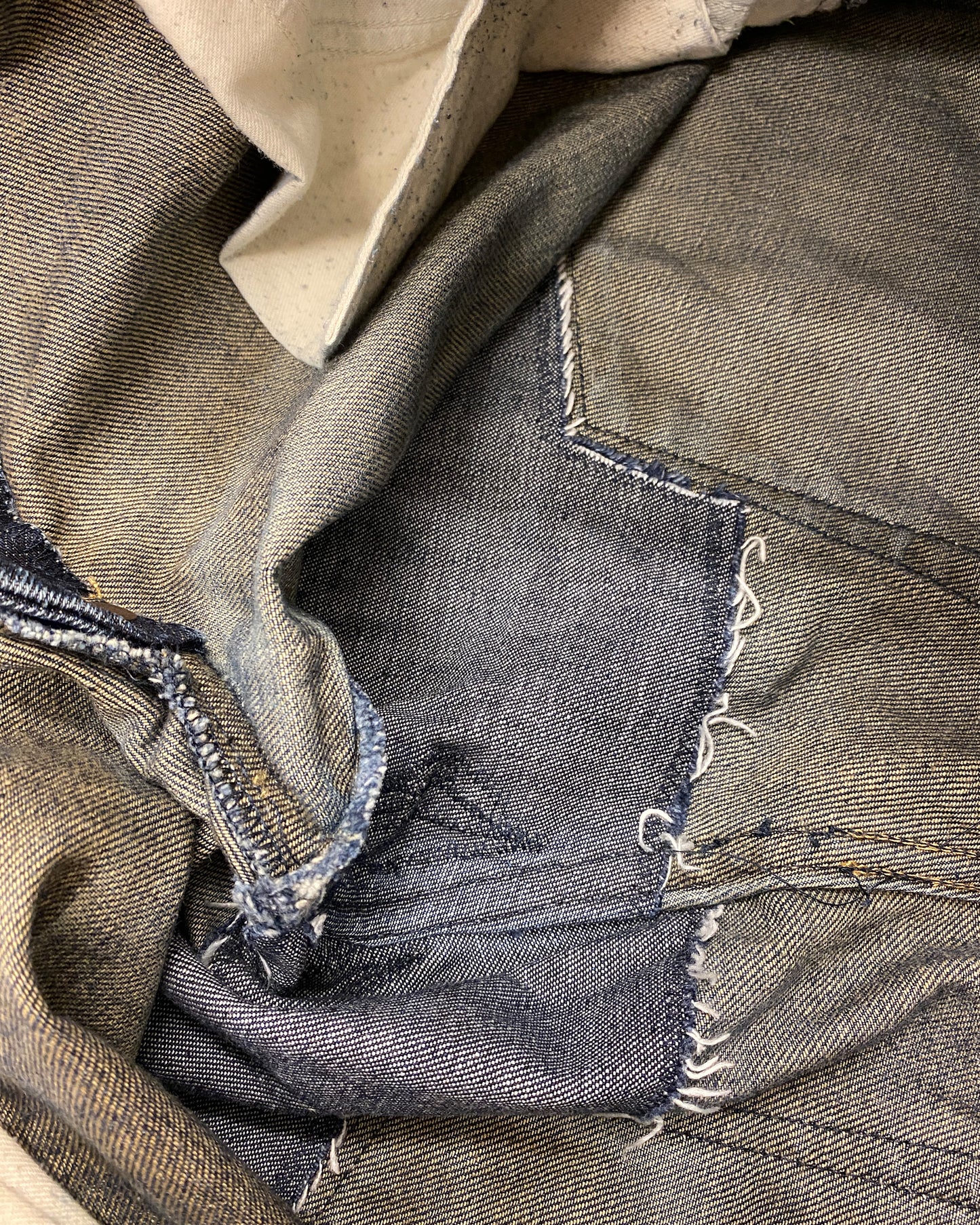 Acne Studios 2010s Honeycomb Denim Blue