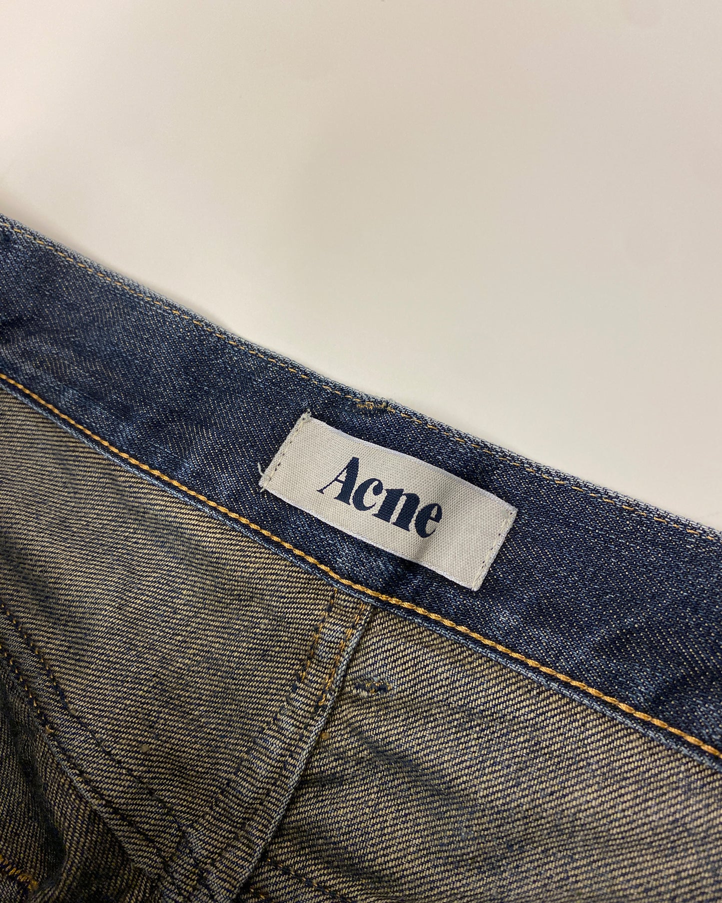 Acne Studios 2010s Honeycomb Denim Blue