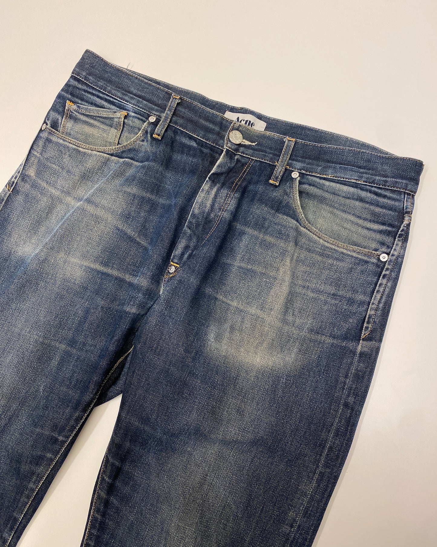 Acne Studios 2010s Honeycomb Denim Blue