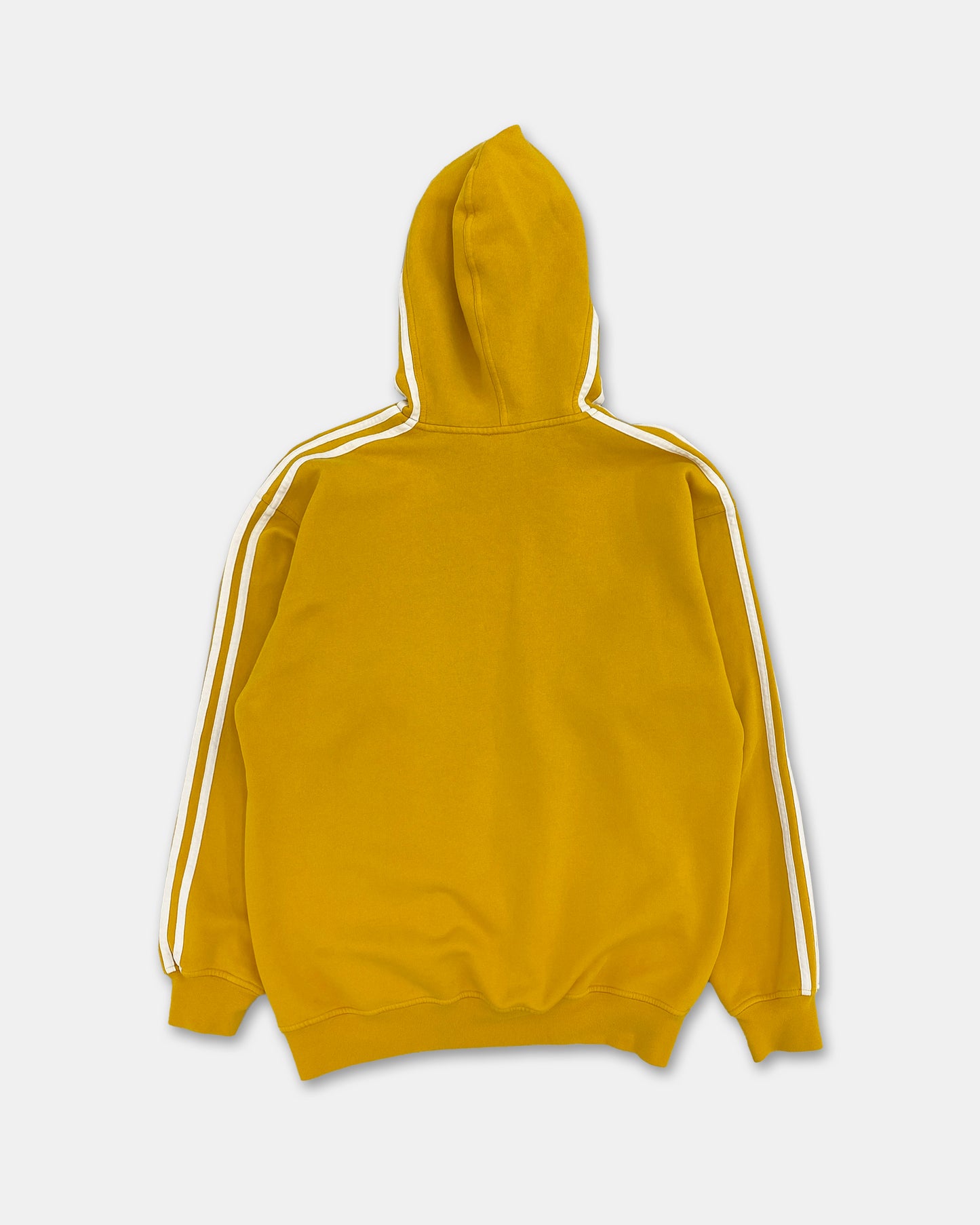 Adidas 2000s Consistent Striped Hoodie Yellow