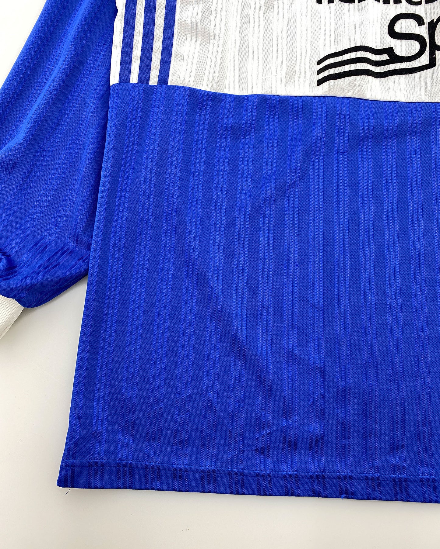 Adidas 1980s Hermes Sport Longsleeve Jersey T-Shirt Blue